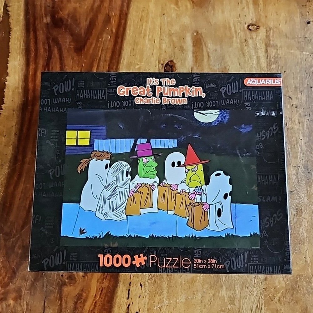 Peanuts "It's The Great Pumpkin Charlie Brown" 1000 Piece Jigsaw Puzzle Aquarius